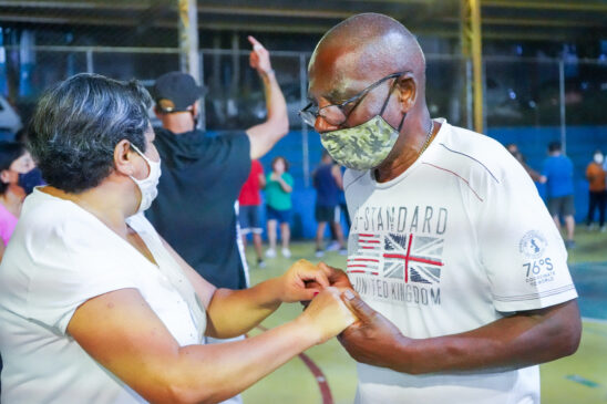 Primeira edição do evento 'Dançando no parque', em Taboão da Serra