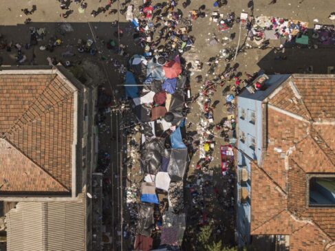 Fluxo da cracolândia, na região central de São Paulo