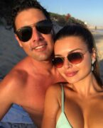 Bruno de Luca e sua noiva Stéfhany Vidal que está grávida do primeiro filho do casal