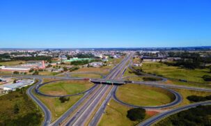 contorno rodoviário de Pelotas, na BR-116/392, no Rio Grande do Sul.