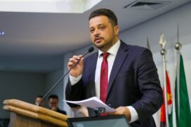 O vereador Anderson Nóbrega (MDB)