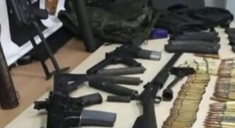Arsenal encontrado pela polícia