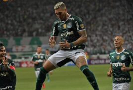 Rafael Navarro faz quatro e Palmeiras goleia na Libertadores
