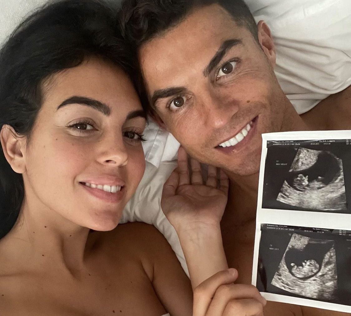 Cristiano Ronaldo, jogador do Manchester United, e a modelo Georgina Rodríguez