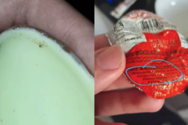 Casal encontra larvas dentro de Kinder Ovo