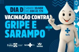 Embu das Artes realiza neste sábado mutirão de vacinação