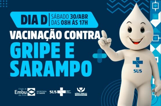 Embu das Artes realiza neste sábado mutirão de vacinação