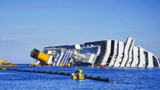 Entre os desastres mais recentes está o naufrágio do cruzeiro Costa Concordia: 32 pessoas morreram no acidente