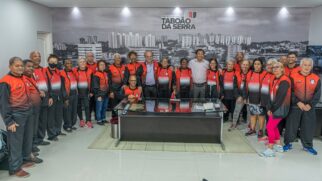 Prefeito Aprígio recebeu delegação municipal que participa dos Jogos Regionais da Melhor Idade