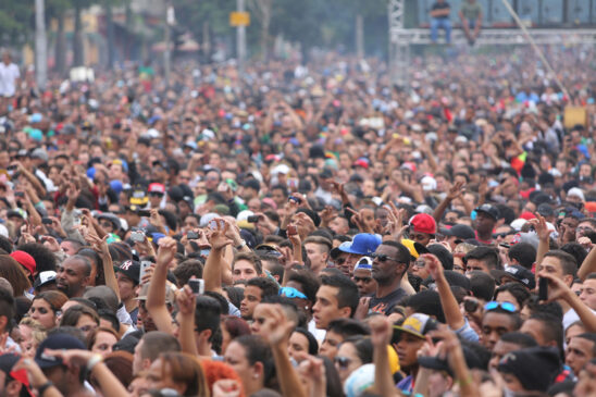 A ideia do PL é permitir a elevação de 55 para 85 decibéis (db) em limite de barulho em shows; na foto, a Virada Cultural (arquivo)