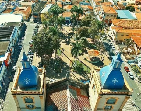 Praça da Matriz, em Porto Feliz