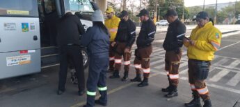 Agentes de Trânsito foram capacitados em parceria com a EMTU para inspeção de veículos do transporte coletivo.