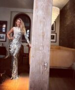 Blake Lively mostra detalhes do look para festa pré-Met Gala