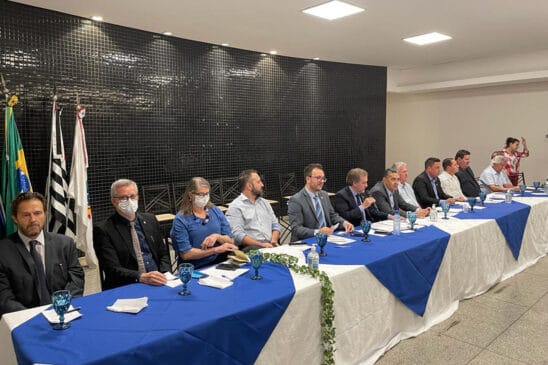 Reitor da Unicamp, Antônio José Meirelles abriu o evento falando sobre a integração entre as instituições estaduais e o poder público do Estado