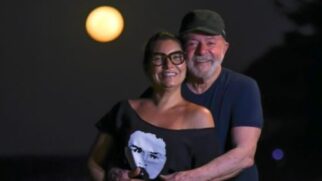 O ex-presidente Lula e a esposa, Janja