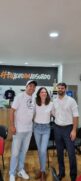 Edson Japão, Marina Helena, CEO do Instituto Millenium e dep Sergio Victor (Novo), coordenador do Novo Futuro Tech.