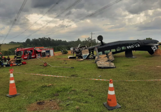 Avião com 12 pessoas fez pouso de emergência em Boituva