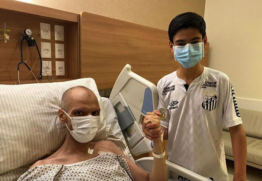 Bruno Covas e o filho Tomás (arquivo)