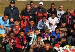 Prefeito de Porto Feliz visita projeto esportivo no Altos do Jequitibá