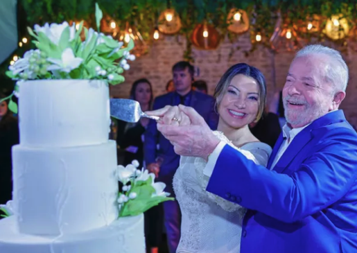 O casamento de Lula (PT) e Janja
