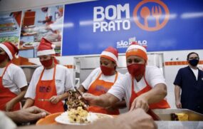 Unidade fixa do restaurante Bom Prato em Presidente Prudente, no interior de São Paulo.