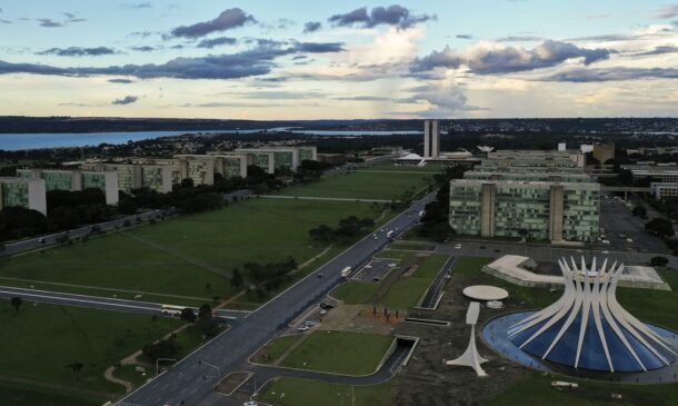 Esplanada dos mininstérios, em Brasília