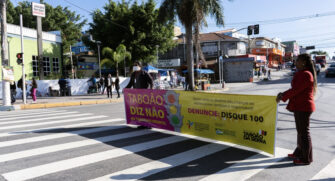 Campanha "Taboão diz não ao trabalho infantil".
