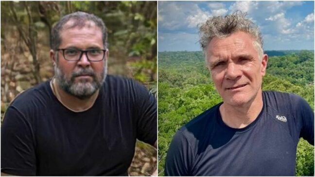 Indigenista Bruno Pereira e jornalista Dom Phillips