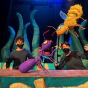 Espetáculo "Floresta Viva" no palco