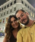 Túlio Gadelha comemora 55 meses com Fátima Bernardes