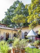 Imóvel foi construído no estilo Casa Rossa Italiana, em 1948. O projeto arquitetônico é do próprio Fulvio Pennacchi