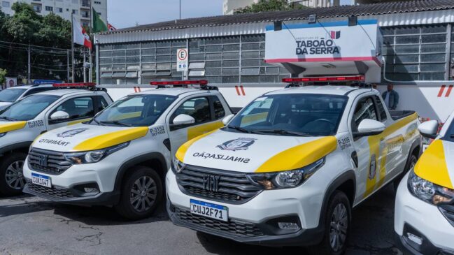 Prefeitura de Taboão da Serra entregou cinco novas viaturas para compor a frota da Secretaria de Transportes e Mobilidade Urbana