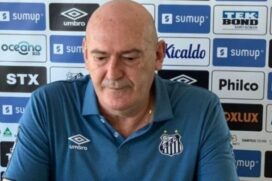 O presidente do Peixe, Andrés Rueda