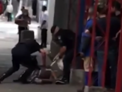 Vídeo flagrou a ação dos GCMs