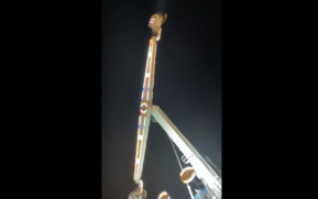Um vídeo que circula nas redes mostra momento do incidente