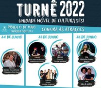 Turnê 2022 da Unidade Móvel de Cultura do Sesi em Porto Feliz