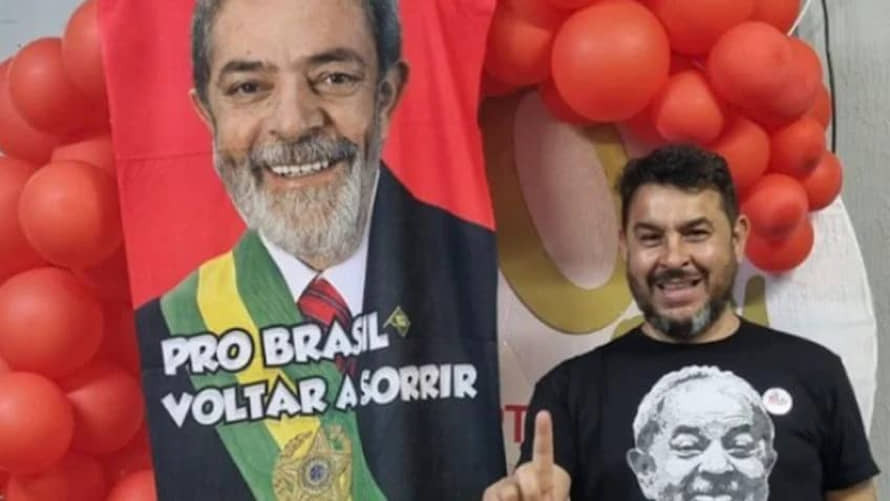 O militante petista Marcelo Arruda