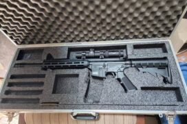 Arma apreendida pela polícia com membro do PCC.
