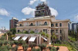 O complexo Cidade Matarazzo, no Centro de São Paulo, a partir da maternidade Condessa Matarazzo, completamente restaurada para dar lugar a restaurantes e suítes do hotel Rosewood
