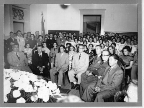 Solenidade de posse do Prefeito, Vice-Prefeito e dos Vereadores eleitos no pleito eleitoral realizado em 14 de outubro de 1951.