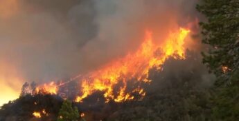 Incêndio no Parque Yosemite, na Califórnia