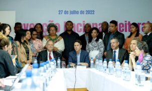Convenção entre os partidos PSDB e Cidadania para anunciar apoio à candidatura da senadora Simone Tebet (MDB-MS) à Presidência da República.