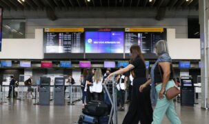 Movimentação em aeroporto