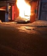Incêndio destruiu livraria Belle Époque, no Méier, na Zona Norte do Rio, na noite de quinta-feira (21)