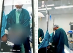 O médico Giovanni Bezerra, preso em flagrante por estuprar paciente durante cesariana no Rio