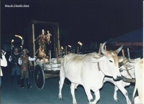 A Chegada de Nossa Senhora à Freguesia de Araritaguaba, em 07 de agosto de 1999.