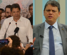 Fernando Haddad (PT) e Tarcísio de Freitas (Republicanos)
