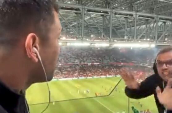 A Associação dos Cronistas Esportivos do Paraná suspendeu o jornalista Thiago José Lucca, que fez ameaças a Guilherme Pinheiro, dono do canal Flazoeiro, na tribuna de imprensa na Arena da Baixada