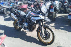 Pelo maior lance inicial está disponível uma BMW F850 GS, ano e modelo, 2020