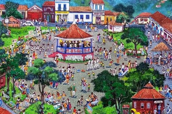 A arte naif (palavra de origem francesa que significa "ingênuo" ou "inocente") é feita por artistas que criam suas obras dentro de um conceito popular.